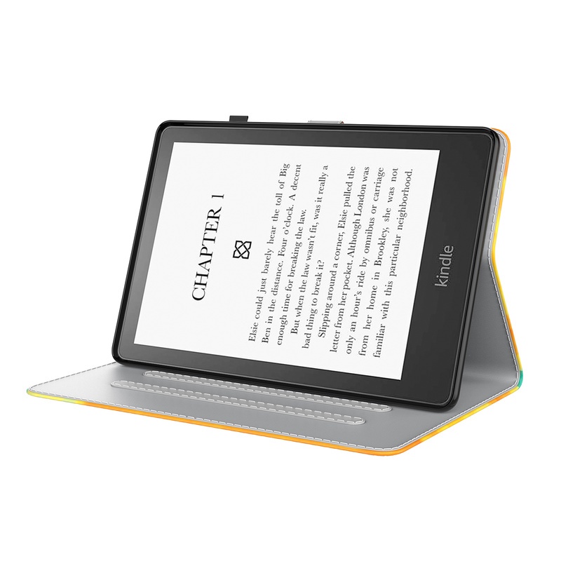 Ốp Lưng Da Gập Cho Amazon Kindle Paperwhite 5 Fire HD8 HD10 Plus 2021 2020 2019 2018 2017 2016