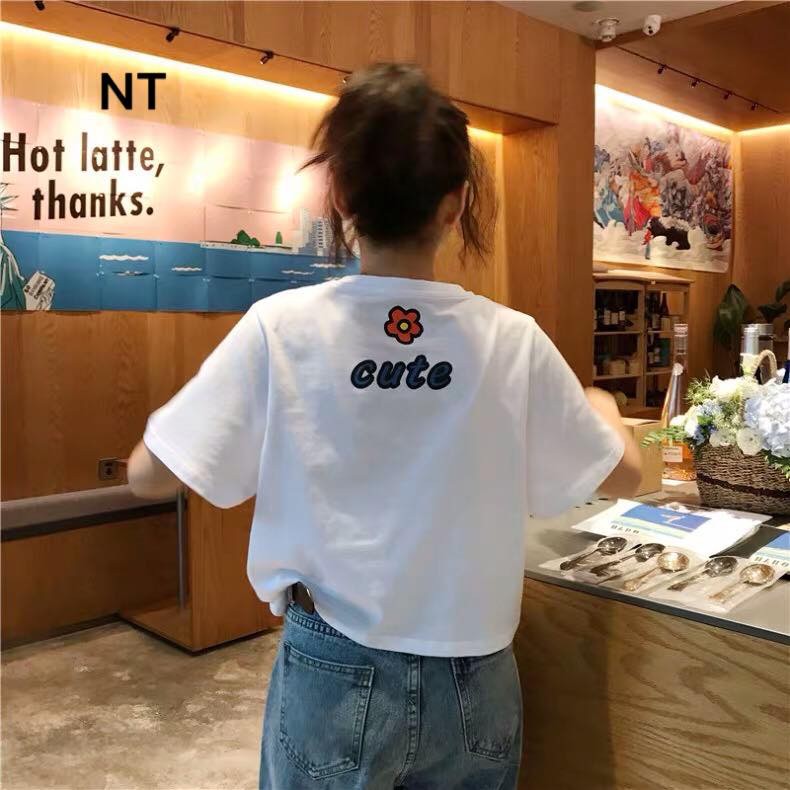 Áo croptop Cute ngắn tay NTA0320