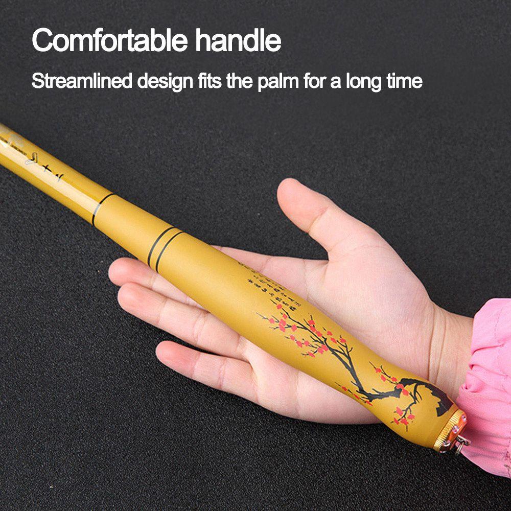 MUVAKO Cần Câu Cá Mini Bằng Sợi Carbon Siêu Nhẹ Tiện Dụng Mang Theo Du Lịch