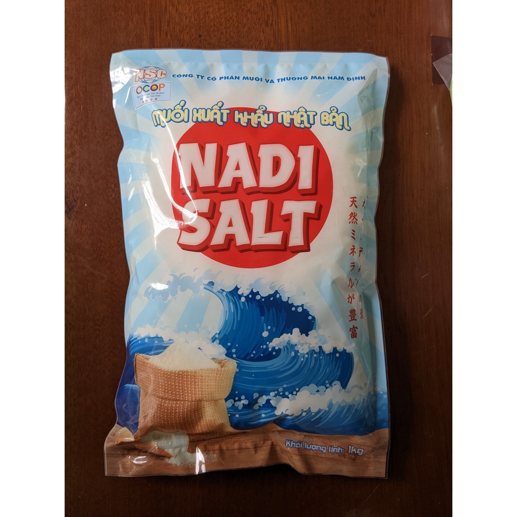 Muối biển xuất khẩu Nhật Bản - muối phơi cát Nam Định NaDiSalt