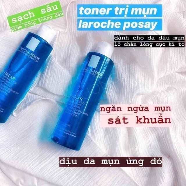 (CHÍNH HÃNG) Nước Cân Bằng Giàu Khoáng Dành Cho Da Dầu &amp; Da Nhạy Cảm Toner Laroche Posay 200ml