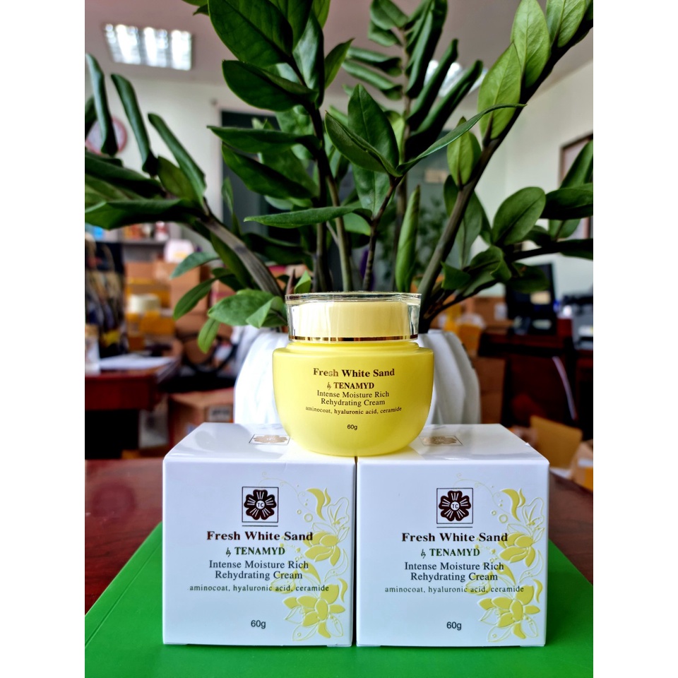 Kem dưỡng tăng cường độ ẩm Fresh White Sand TENAMYD Intense Moisture Rich Rehydrating Cream 50g