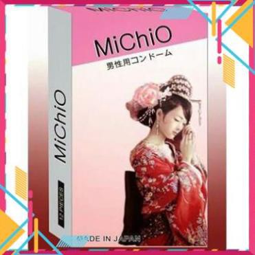 [mai đào]Bao cao su NHẬT BẢN Michio - hộp 12 cái -An An