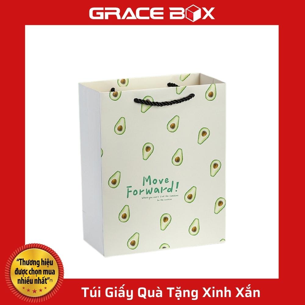 Túi Giấy Quà Tặng Siêu Cute - Siêu Thị Bao Bì Grace Box - Mẫu Giao Ngẫu Nhiên