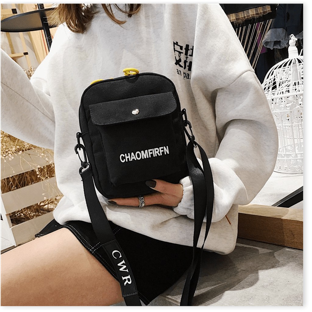 Túi tote nữ  GIÁ VỐN]  Túi xách đeo chéo vải canvá Chaomfirfn cá tính cho bạn nữ 8274