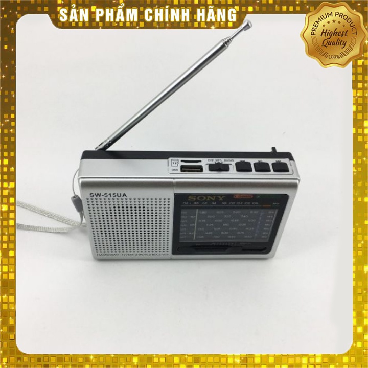 Đài Radio Sony SW-515UA ( tặng kèm pin và dây sạc )