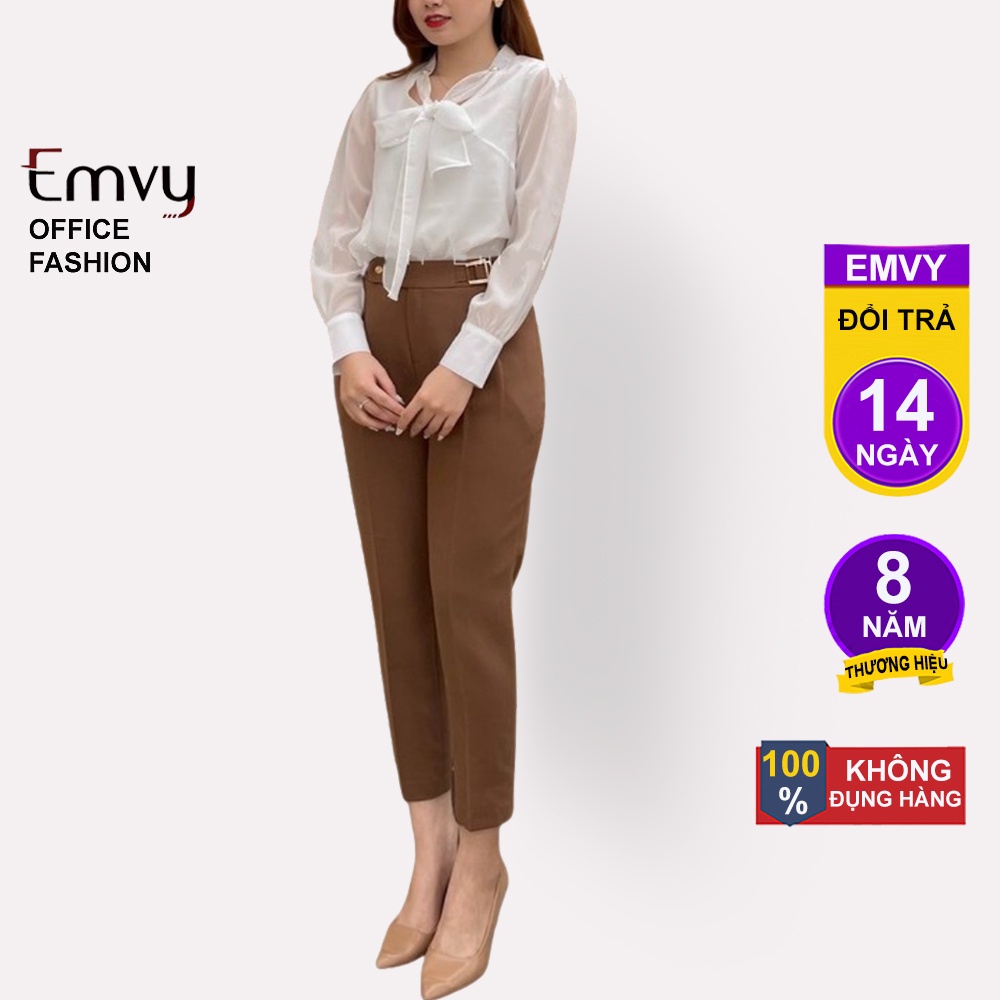 Quần tây nữ công sở , quần âu nữ chất kaki mịn co dãn Emvy - Q2