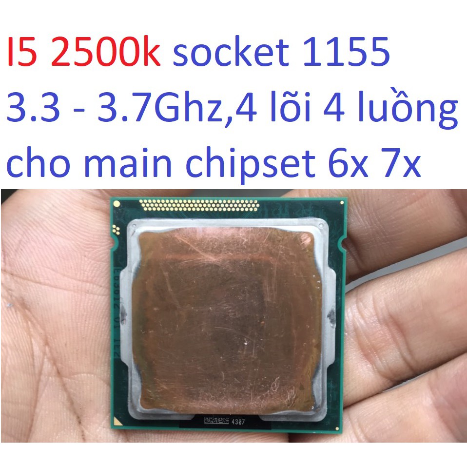 Tặng keo - i5 2500k Intel Core cpu processor socket 1155 bộ vi xử lý cho pc máy tính để bàn, cpu g2030