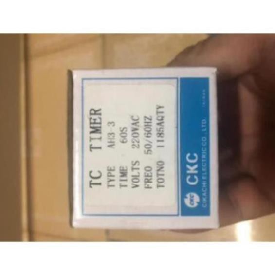 Relay timer, rơle thời gian, hẹn trễ CKC AH3-3 220V