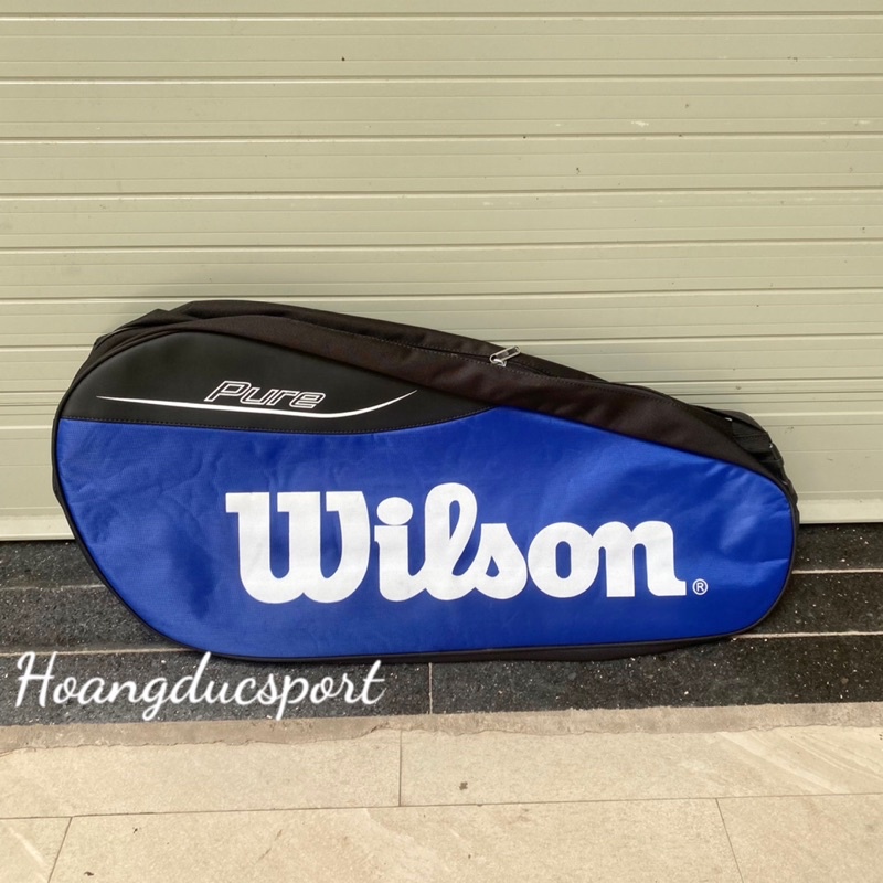 Bao (túi) đựng vợt tennis và cầu lông WILSON (3 ngăn siêu to, dòng cao cấp)