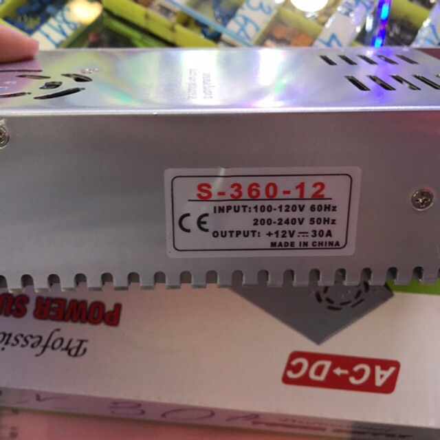Nguồn nhôm 12v-30A