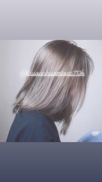 [ PHẢI TẨY] THUỐC NHUỘM XÁM KHÓI ( tặng găng tay+ trợ nhuộm) | BigBuy360 - bigbuy360.vn