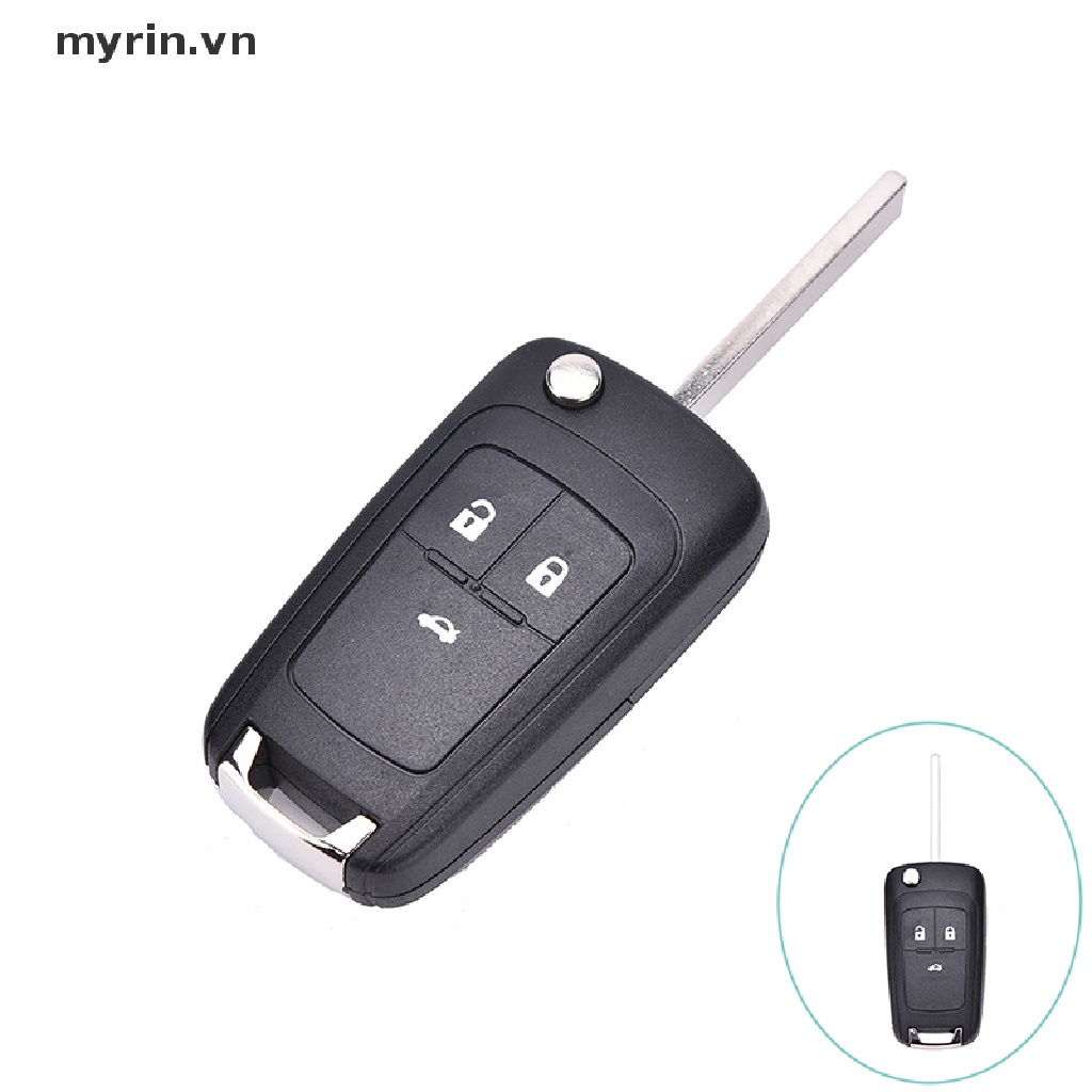 Vỏ Chìa Khóa Điều Khiển 3 Nút Cho Chevrolet Cruze