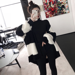 Áo khoác Cardigan dệt kim dày dặn thời trang mùa đông 2020 cho nữ