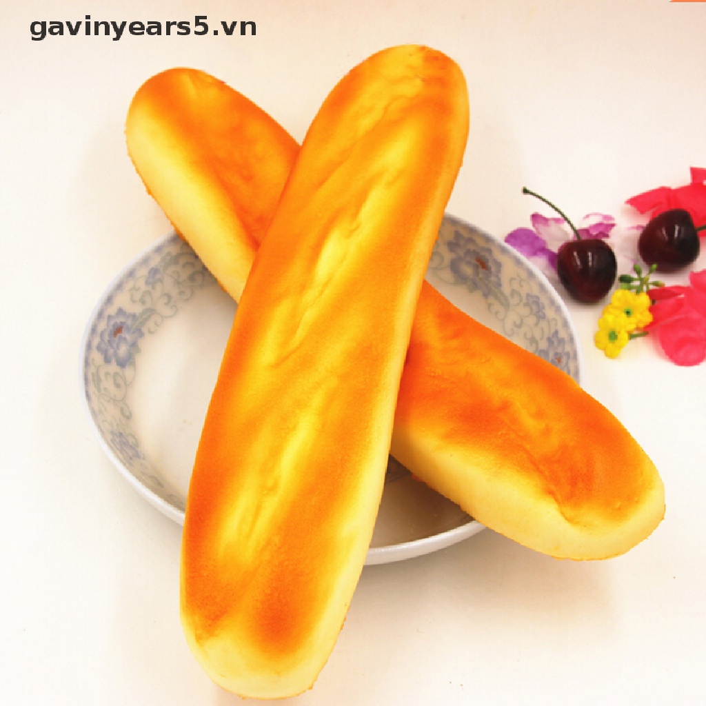 [gavin] Đồ Chơi Gối Tay Hình Bánh Mì Pháp Jumbo Squishy Có Mùi Thơm