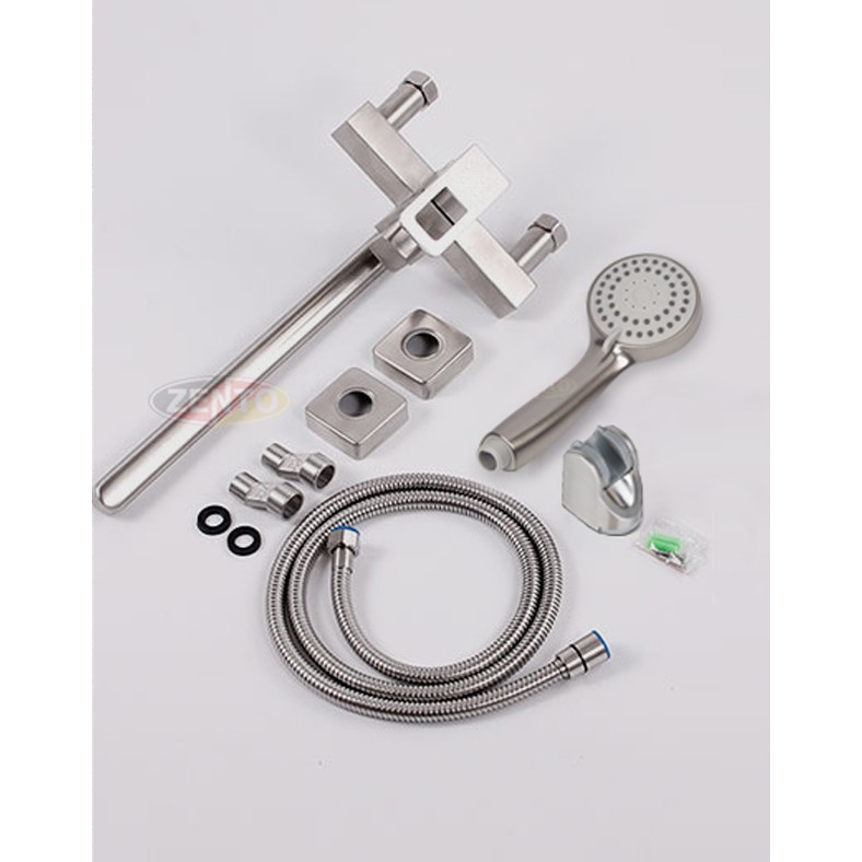 Bộ sen bồn tắm nằm inox304 SUS6164