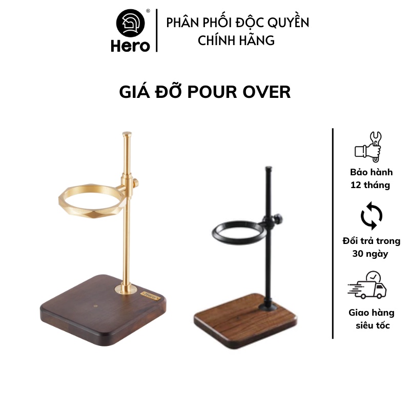 Giá đỡ pha cà phê pour over chính hãng HERO thiết kế nhân bản có thể tháo rời thể hiện phong cách pha thủ công tinh tế