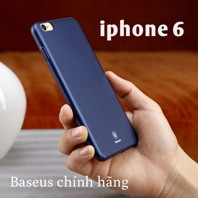Ốp Baseus lụa nhám siêu mỏng IPhone 6/ 6S chính hãng - Nhiều màu