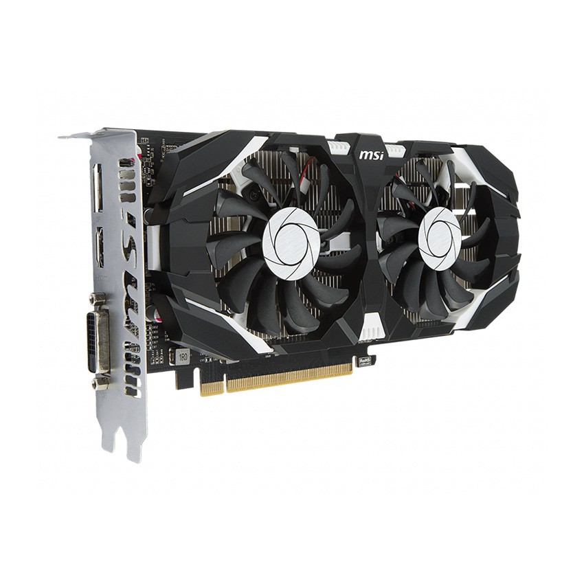 Card màn hình MSI GTX 1050Ti 4GT OCV1 (4GB GDDR5, 128-bit, DVI+HDMI+DP)