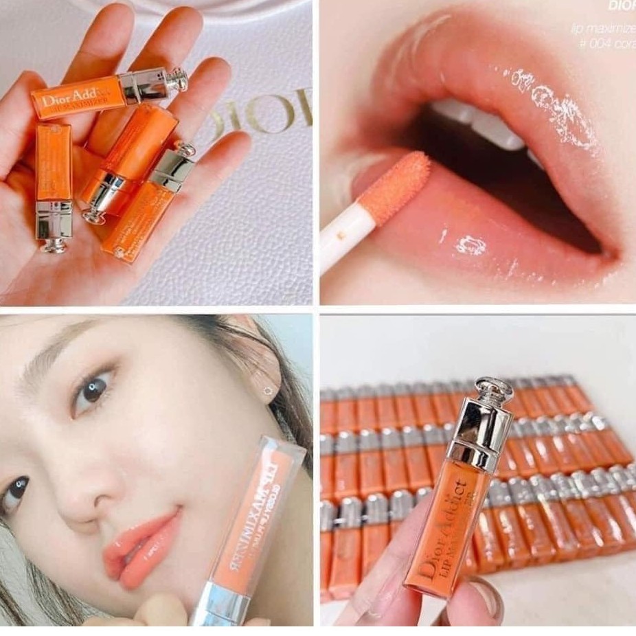 [004] Son dưỡng Dior collagen addict lip maximizer mini 004 Coral- Cam san hô cho môi căng mọng | BigBuy360 - bigbuy360.vn