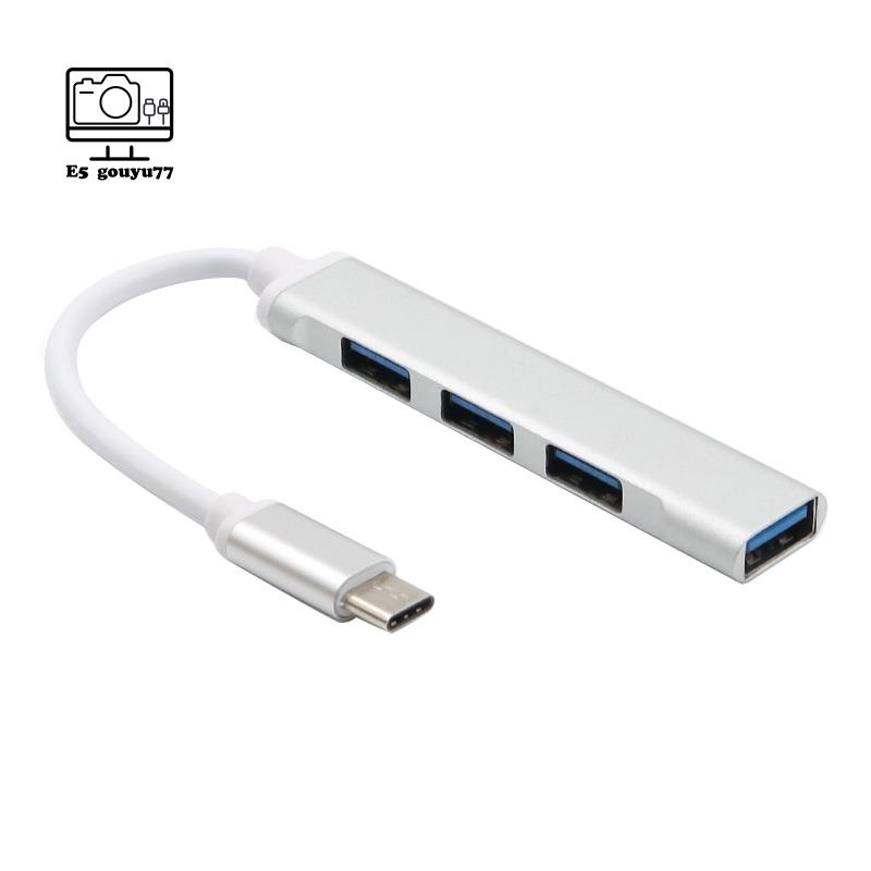 Bộ Chia 4 Cổng Usb 3.0 Siêu Mỏng Cho Macbook Mac Pro Imac Surface Pro Xps Pc Mobile Sier