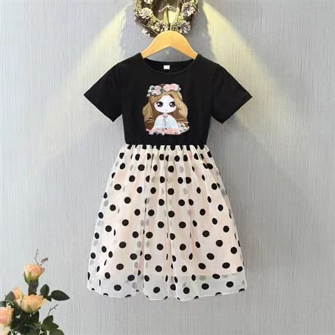 Đầm Bé Gái Đầm Thời Trang Mùa Hè Phong Cách Hàn Quốc Mới Cho Bé Gái Váy Bé Gái