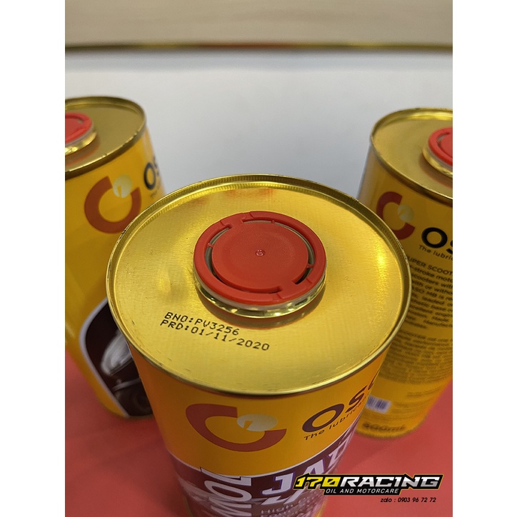 (HCM) Nhớt Xe Ga OSCAR JADE SUPPER SCOOTER 4T SAE 10W40 Dung Tích 800 ML - 1000 ML