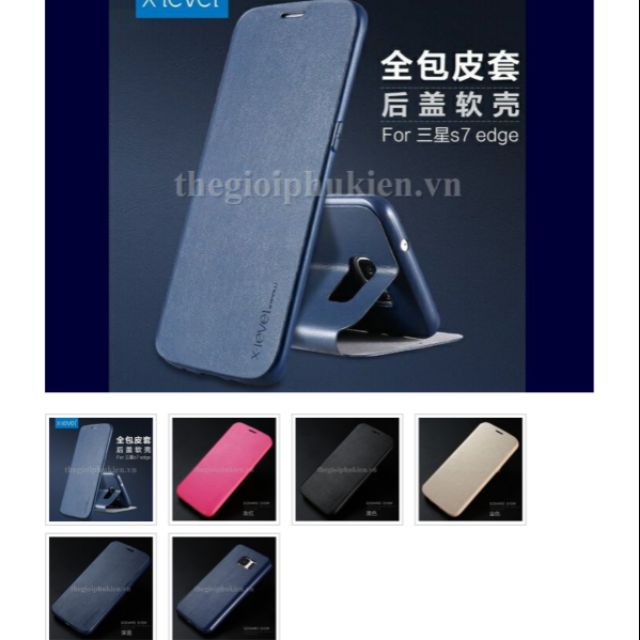 Bao da fib color X-level chính hãng cho sam sung s7edge