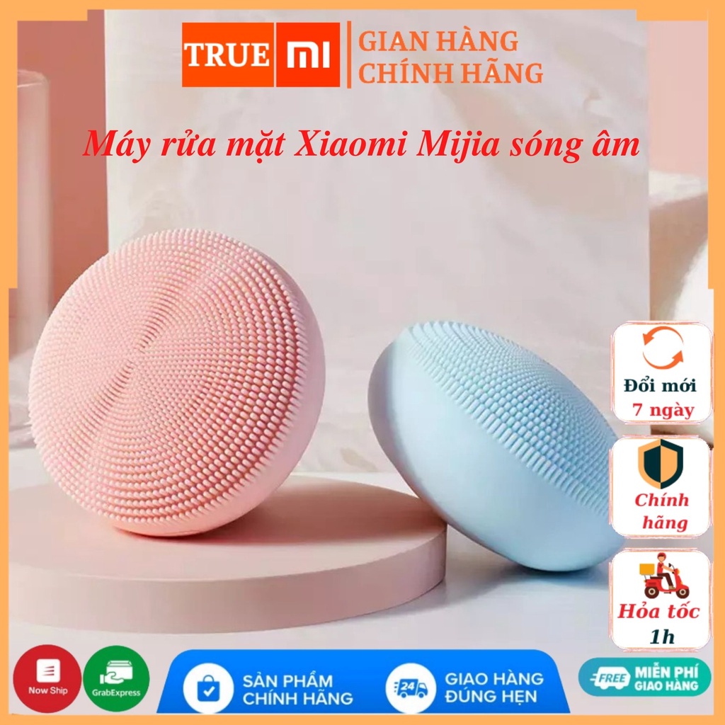 Máy rửa mặt Xiaomi Mijia sóng âm - có case đựng - Pin bền