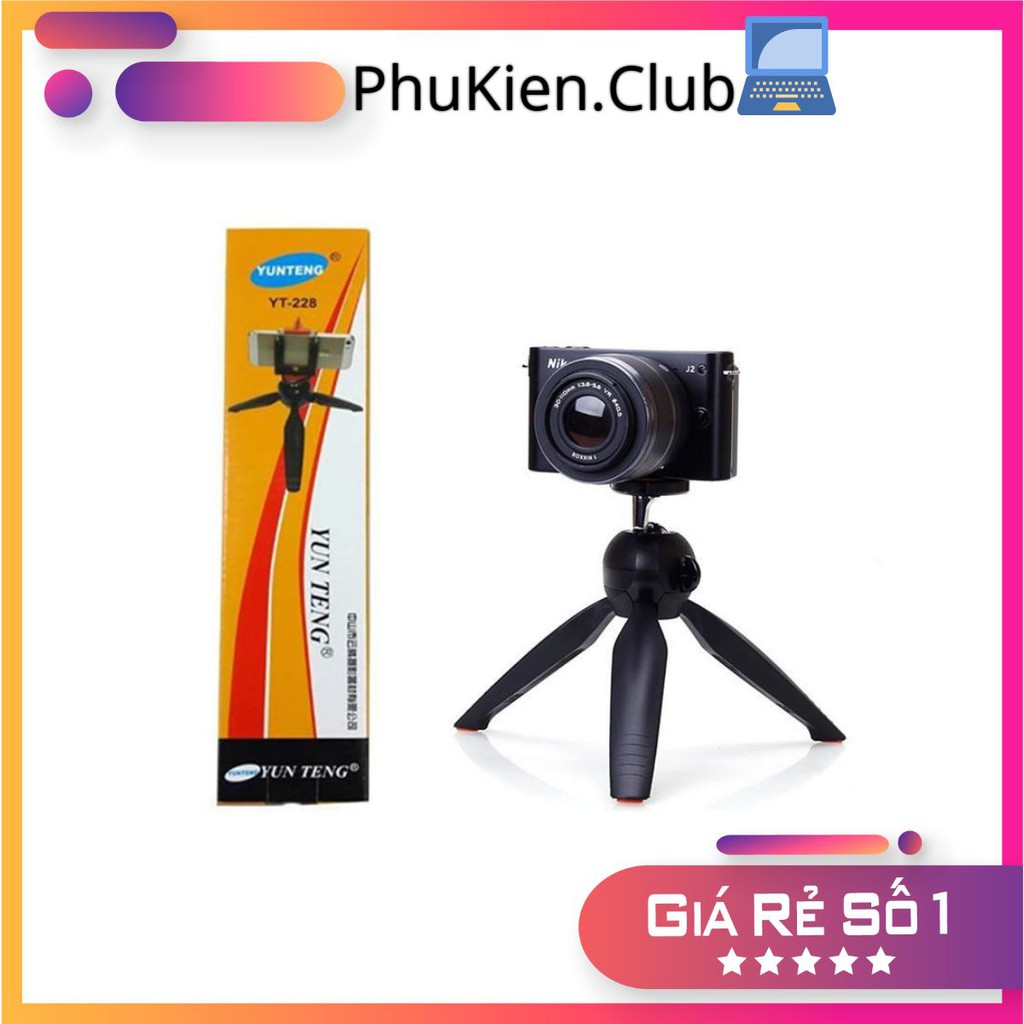 TRIPOD MINI 3 CHÂN YT-228 - SỰ LỰA CHỌN HOÀN HẢO CHO NGƯỜI YÊU THÍCH CHỤP ẢNH