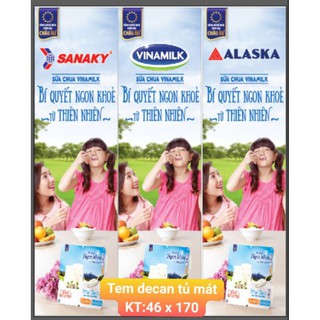Tem decan dán hông tủ mát 250l kt 46 x 170