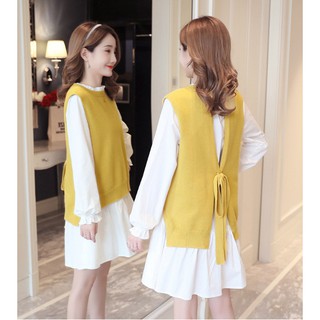 SÉT ĐẦM VÀ ÁO LEN BẦU AZUNO CAO CẤP AZ2309