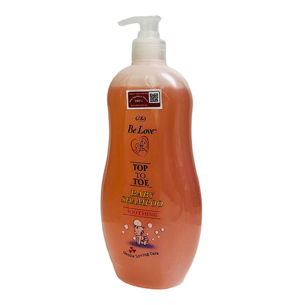 Sữa tắm gội toàn thân cho bé Be Love Soothing L'AFFAIR Malaysia 500ml - chai màu cam - Baby shampoo