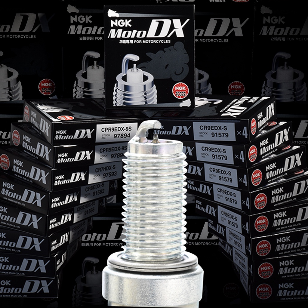 NGK Bugi Nâng cấp Moto DX / MotoDX Ổ cắm Ruthenium-Sản xuất tại Nhật Bản [1 Đầu]