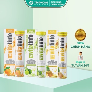 Viên Sủi Vitatinfo Hỗ Trợ Tăng Cường Sức Khỏe Bổ Sung Vitamin Khoáng Chất