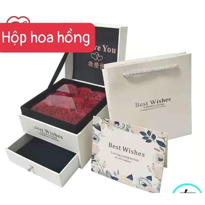 Hộp hoa hồng vĩnh cửu hộp hoa sang trọng