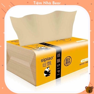 Khăn Giấy Bỏ Túi Gấu Trúc Sipiao Cao Siêu Dai Cấp 300 Tờ