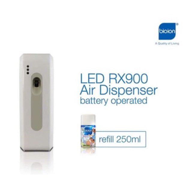 Máy xịt khử mùi tự động Bioion RX900 LED  (không kèm bình xịt)
