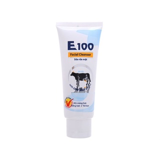 Sữa rửa mặt e100 dưỡng trắng 80ml myphamtocspa