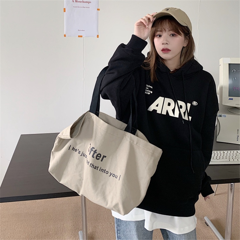 NRVP Áo hoodie dáng rộng thời trang Hàn Quốc 2022 dành cho nữ