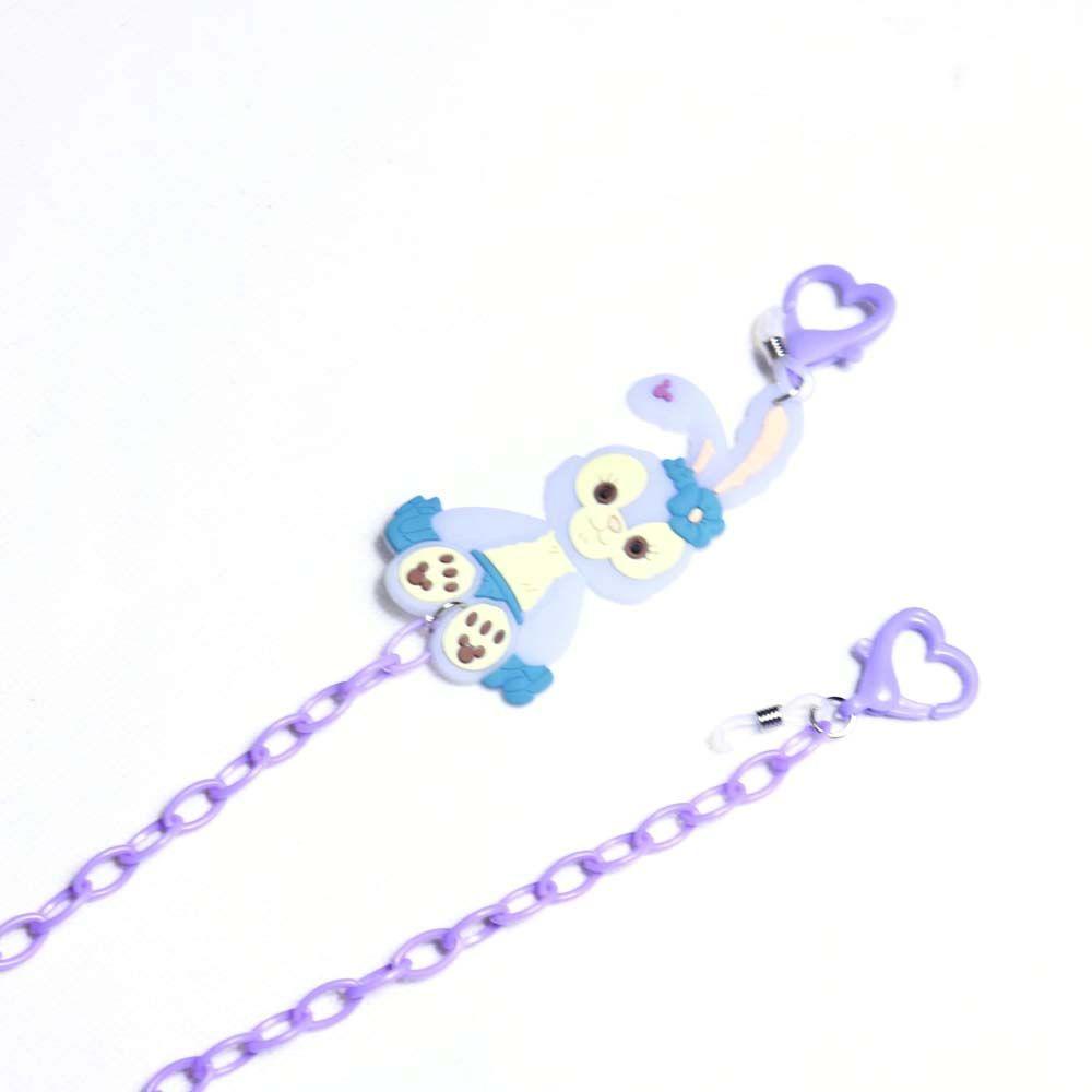 Dây Đeo Mắt Kính Bằng Acrylic Màu Kẹo Họa Tiết Hoạt Hình Chú Gấu Duffy Dễ Thương Cho Bé Trai / Gái WMES15H