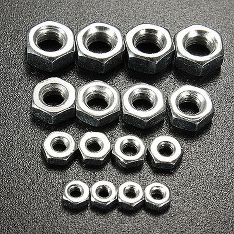 Set 100 Đai Ốc Lục Giác 2mm / 2.5mm / 3mm / 4mm / 5mm / 6mm Chuyên Dụng