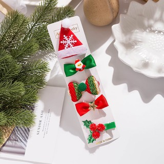 Bờm tóc noel - mũ noel - kẹp tóc noel cho bé