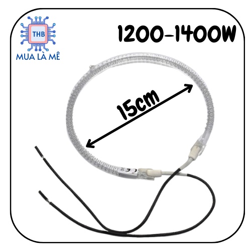 Bóng đèn halogen lò nướng thủy tinh.