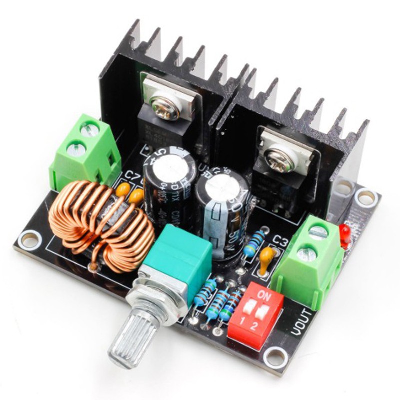 Bảng Mạch Hạ Áp Vhm-141 Max 8a 200w Dc-Dc Xl4016 Pwm 4-40v Sang 1.25-36v