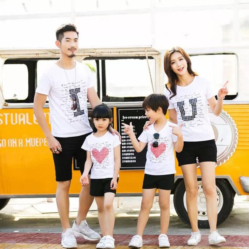 ÁO GIA ĐÌNH GIÁ XƯỞNG-SET 4 ÁO GIA ĐÌNH CÁ TÍNH