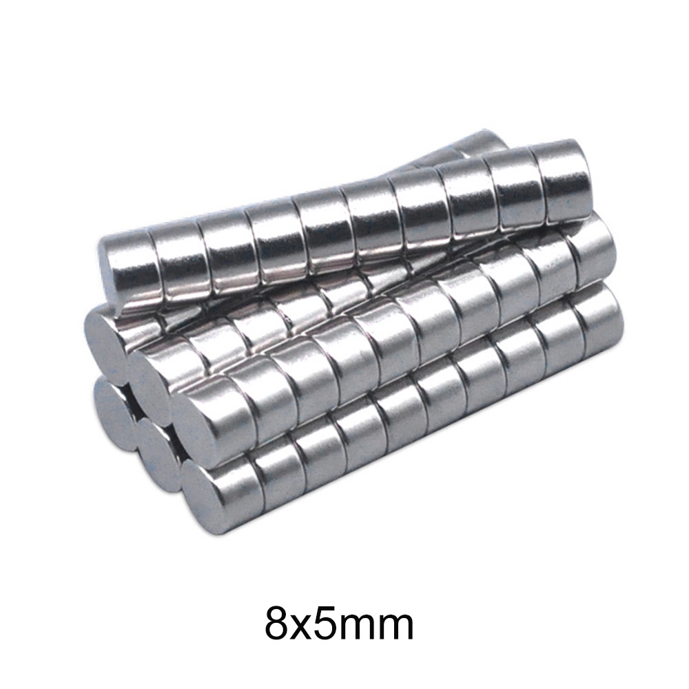 Nam châm vĩnh cửu siêu mạnh 8x5mm GAOMS, mạ Niken