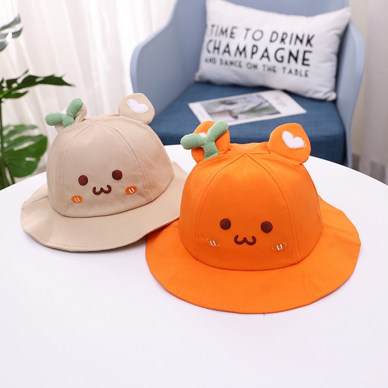 Mũ vành rộng kiểu dáng hoạt hình dễ thương cho trẻ em