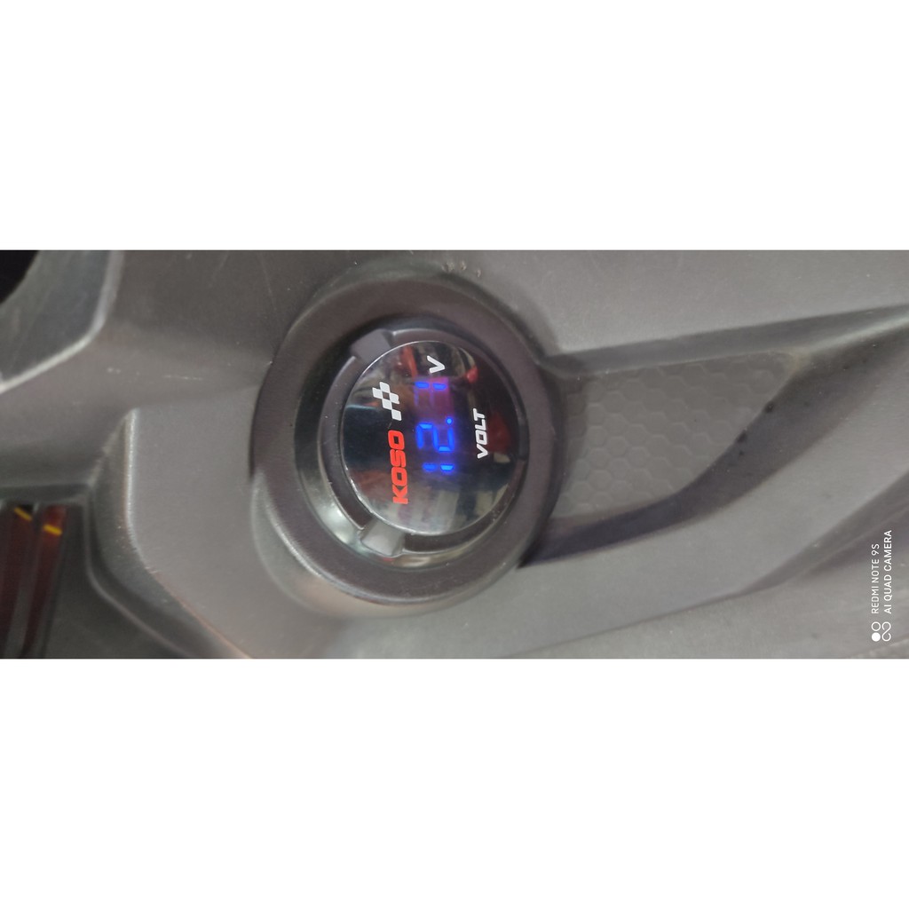 Đồng hồ báo volt bình koso tròn