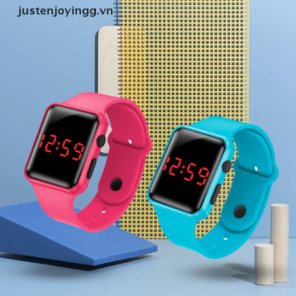 Đồng Hồ Đeo Tay Kỹ Thuật Số Có Đèn Led Dây Silicon Chống Thấm Nước Cho Bé | BigBuy360 - bigbuy360.vn